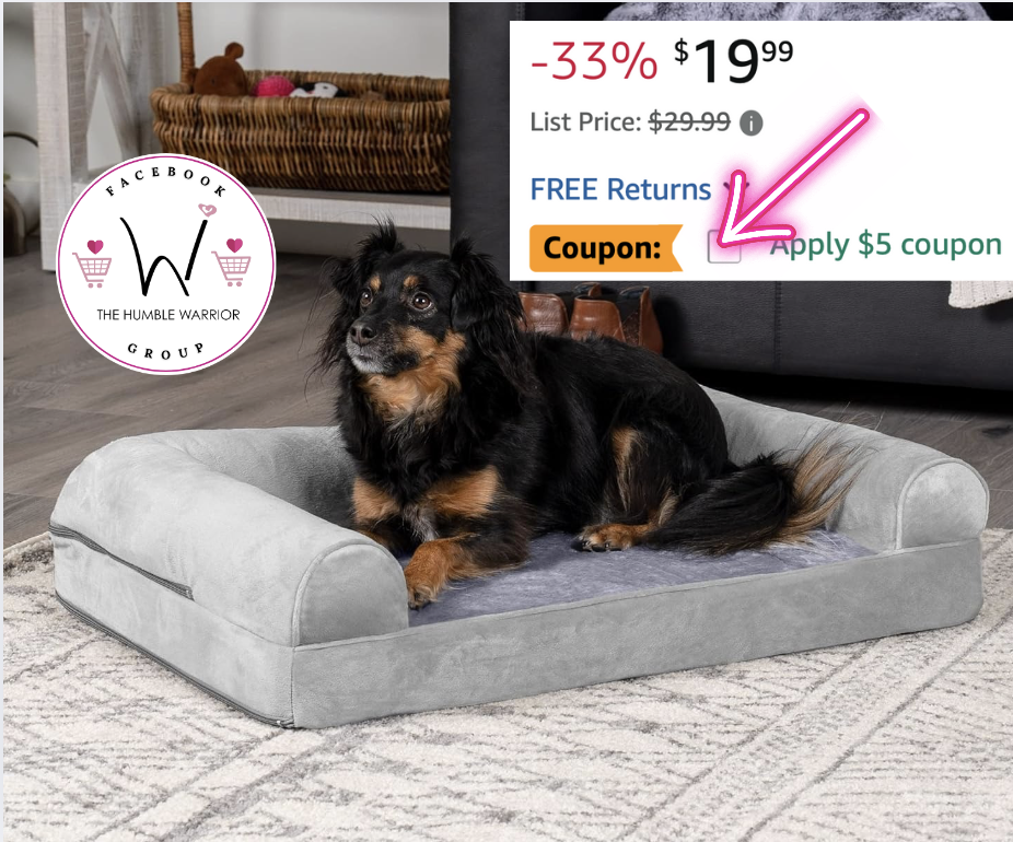 Furhaven Small Orthopedic Dog Bed!